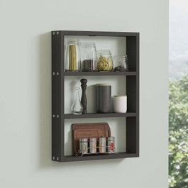 Hanah Home Estantería de Pared Pr1-An Antracita